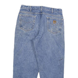 CARHARTT Mens Jeans Blue Relaxed Straight Denim Medium W33 L28 Durable Workwear