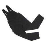 PAPER AND PLANE Womens Black Cotton Blend Slim Fit Dungarees M W38 L31 Casual