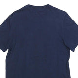 ADIDAS Mens Blue Harbour Trees Graphic T-Shirt M Short Sleeve Crew Neck Casual