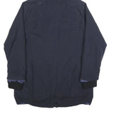 TOMMY HILFIGER Womens Navy Blue Jacket XL Polyester Blend Zip Hooded Fair Isle