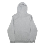 PUMA Mens Grey Hoodie L Cotton Pullover Drawstring Hood Casual Sweatshirt