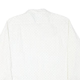 WRANGLER Mens White Shirt XL Cotton Blend Lightweight Casual Long Sleeve Button