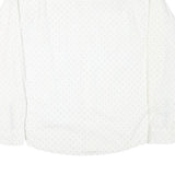 WRANGLER Mens White Shirt XL Cotton Blend Lightweight Casual Long Sleeve Button