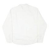 WRANGLER Mens White Shirt XL Cotton Blend Lightweight Casual Long Sleeve Button