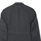 JOOP! Mens Black Wool Blend Classic Jacket S Woven Button Closure