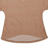 NIKE Mens Brown Dri-Fit T-Shirt S Short Sleeve Round Neck Lightweight Sport