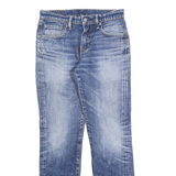 LEVI'S 511 Slim Mens Blue Denim Light Slim Jeans W29 L29 Casual Zip Fly