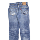 LEVI'S 511 Slim Mens Blue Denim Light Slim Jeans W29 L29 Casual Zip Fly