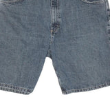 WRANGLER Mens Shorts Blue Denim Casual L W36 Cotton Blend Relaxed Fit