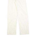 & OTHER STORIES Womens Cotton Blend White Relaxed Straight Trousers W25 L32