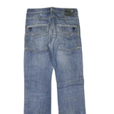 CARS JEANS Mens Blue Regular Straight Denim Medium W30 L35 Casual Cotton Blend