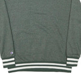 CHAMPION Mens Green Sacramento State Hornets Collar L Quarter Zip Sweatshirt