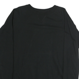 LEVI'S Mens Black Crew Neck XL Casual Cotton Sweatshirt Pullover Plain