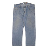 LEVI'S Mens Regular Fit Straight Leg Denim Light Blue Cotton Blend Jeans W38 L27