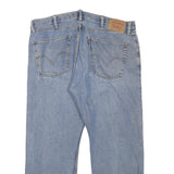LEVI'S Mens Regular Fit Straight Leg Denim Light Blue Cotton Blend Jeans W38 L27