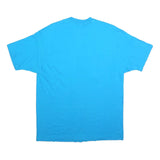 HANES Mens Blue Graphic T-Shirt XL Short Sleeve Crew Neck BeautiControl Design