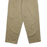 CHAPS RALPH LAUREN Mens Cotton Beige Relaxed Straight Trousers W36 L30 Classic