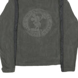 DISNEY Mens Grey & Black Patterned Pullover Basic Knit S Disney World Logo