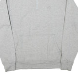 CHAMPION Mens Grey Half Zip M Cotton Blend Pullover Casual Sweatshirt