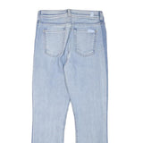 7 FOR ALL MANKIND Womens Jeans Light Blue Slim Skinny Denim Rinse W25 L25