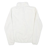 THE NORTH FACE Womens White Plain Fleece Pullover Quarter Zip S Outdoor Winter