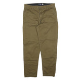 LEVI'S Mens Relaxed Cotton Blend Brown Trousers W36 L31 Casual Zip Closure