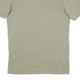 PUMA Mens Beige Graphic T-Shirt S Short Sleeve Crew Neck Casual Cotton Blend