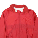 CABIN CREEK Womens Red Jacket M Polyester Blend Zip Lightweight Casual Outerwear