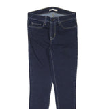 LEVI'S Womens Slim Blue Denim Medium Zip W28 L29 Skinny Stretch Cotton Blend