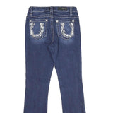 STELLA IN DREAMS Womens Regular Fit Bootcut Denim Dark W29 L31 Stretch Blue