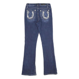 STELLA IN DREAMS Womens Regular Fit Bootcut Denim Dark W29 L31 Stretch Blue