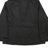 NAUTICA Womens Black Outdoor Jacket 2XL Polyester Blend Plain Zip Hooded Casual