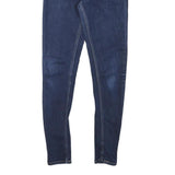 LEVI'S 535 Womens Slim Blue Denim Medium Woven W26 L28 Classic Zip Jeans