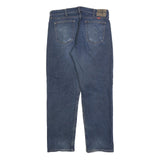 WRANGLER Mens Regular Fit Blue Denim Jeans W36 L32 Zip Cotton Blend Classic