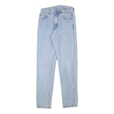 OXYGENE Womens Jeans Blue Slim Skinny Denim Light W26 L31 Casual Cotton Blend