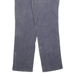 CARHARTT Womens Regular Fit Blue Cotton Blend Trousers W32 L30 Workwear Zip