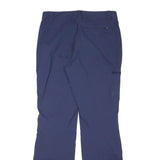 CRIVIT Womens Polyester Blend Blue Regular Straight Trousers W30 L30 Zip Pocket