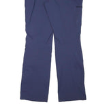 CRIVIT Womens Polyester Blend Blue Regular Straight Trousers W30 L30 Zip Pocket