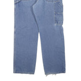 DICKIES Womens Jeans Blue Regular Straight Denim Medium W36 L28 Workwear