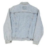 LEVI'S Mens Blue Denim Jacket M Cotton Blend Button Closure Classic Fit
