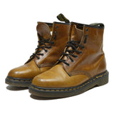 DR MARTENS 1460 Mens Lace-Up Boots Brown Leather UK 7.5 Classic Durable