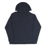 THE NORTH FACE Womens Navy Blue Hoodie L Cotton Blend Full Zip Casual Outdoor