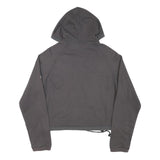 FILA Womens Grey Zip Up Hoodie M Casual Cotton Blend Drawstring Pocket