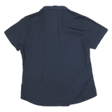 DICKIES Womens Navy Blue Farmers Restaurant Group Work Shirt M Corporate Casual
