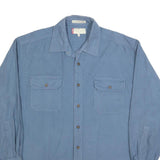 LEVI'S Mens Blue Polyester Shirt XL Casual Button Pocket Long Sleeve