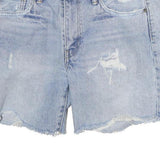 LEVI'S Womens Shorts Blue Denim Distressed M W32 Casual Summer Wear