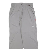 MAMMUT Womens Polyester Blend Grey Regular Fit Straight Leg Trousers W27 L30
