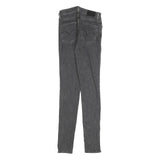 LEVI'S 721 Womens Jeans Slim Skinny Denim Dark W26 L32 Stylish Zip Closure