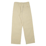 DIESEL Mens Cotton Blend Beige Relaxed Drawstring Trousers W31 L30 Casual Fit
