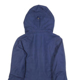 SALOMON Womens Blue Synthetic Jacket S Zip Hooded Outdoor Synthetic Sportswear